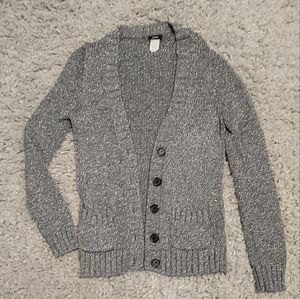 J. Crew Metalic / Gray Sweater